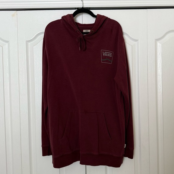 Vans Other - Vans Maroon Logo Hoodie